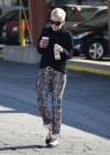 Miley Cyrus at Starbucks in Toluca Lake